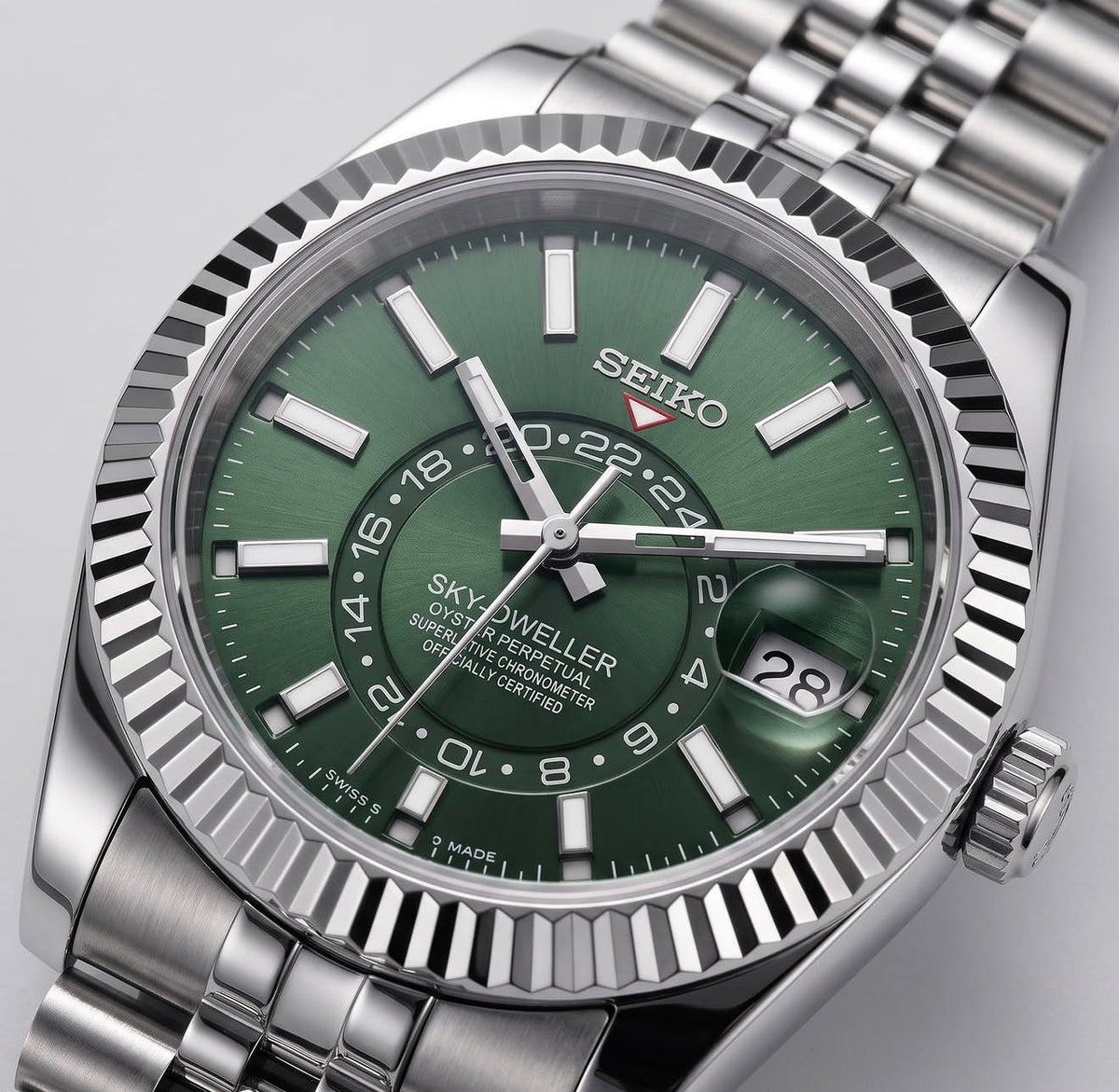 Seiko Sky-Dweller Mod ‘Green Moss Dial’ 40