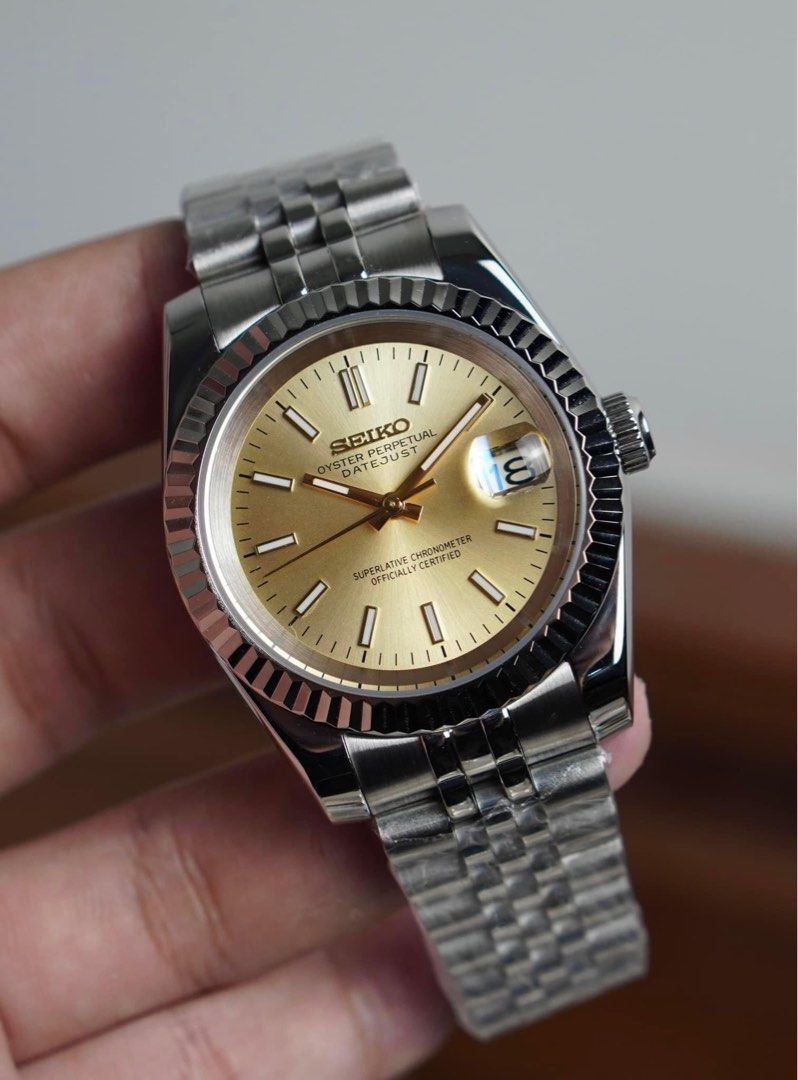 Seiko Datejust Gold Dial 31/36/39