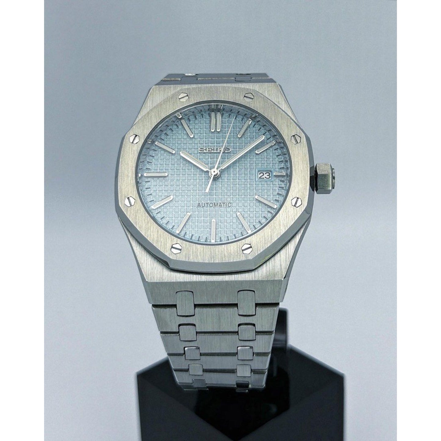 Seiko Royal Oak Mod ‘Baby Blue Dial’ 41
