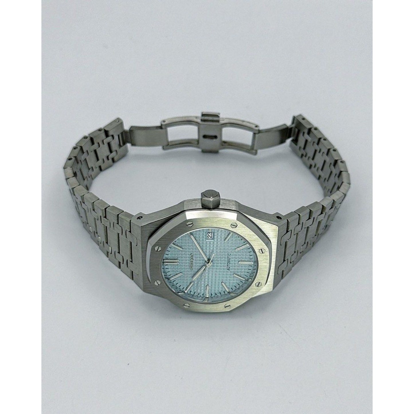 Seiko Royal Oak Mod ‘Baby Blue Dial’ 41