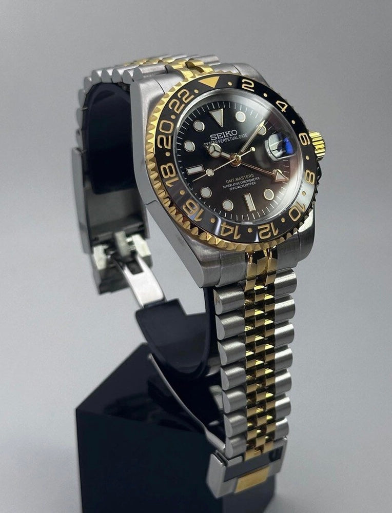 Seiko Bruce Wayne GMT Gold/ Two-Tone 40