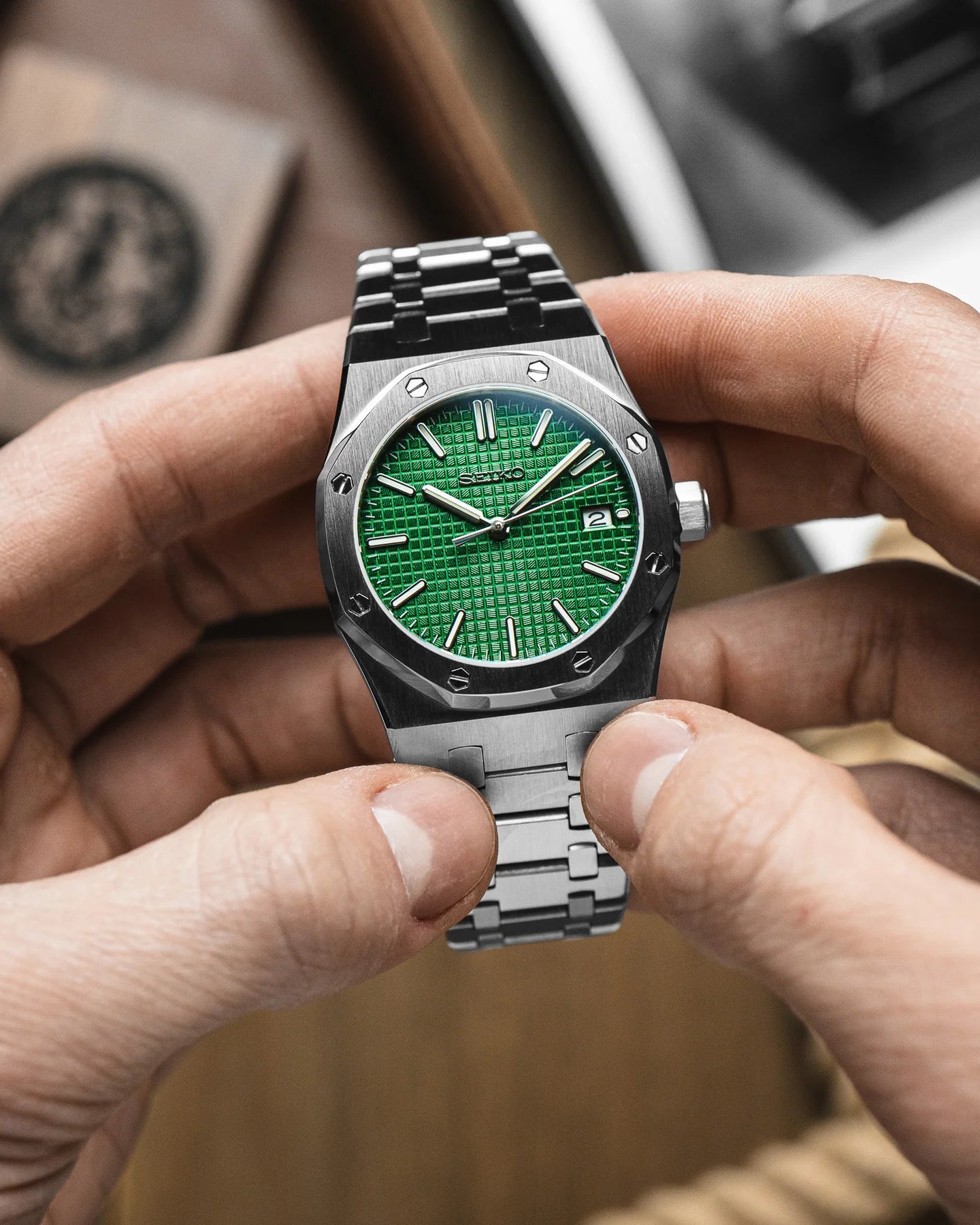Seiko Royal Oak Mod ‘Green Dial’ 41