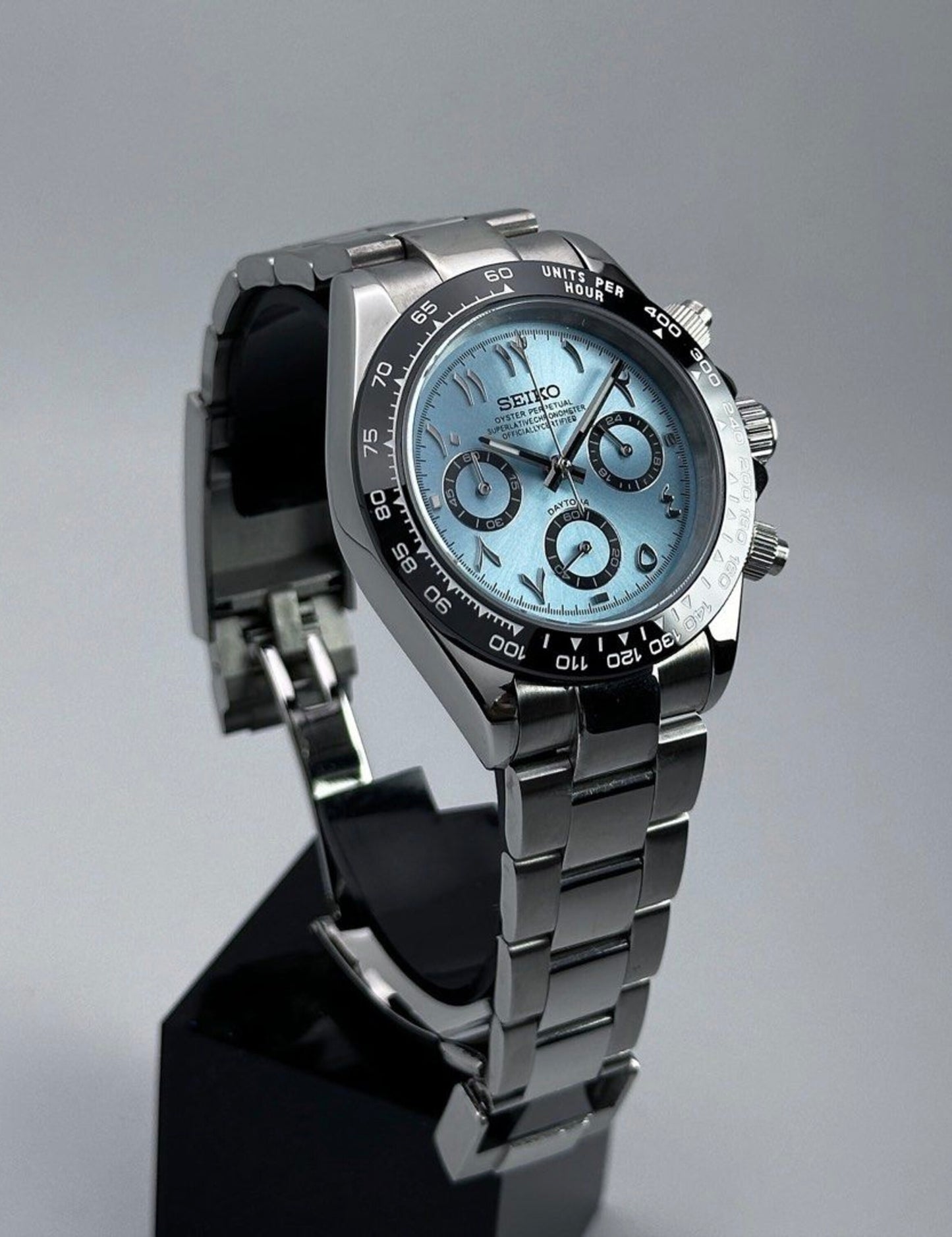Seiko Daytona Mod ‘Blue Arabic Dial’ 40
