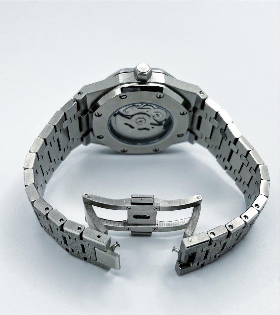 Seiko Royal Oak Mod ‘Frosted Case/ White Dial’ 41