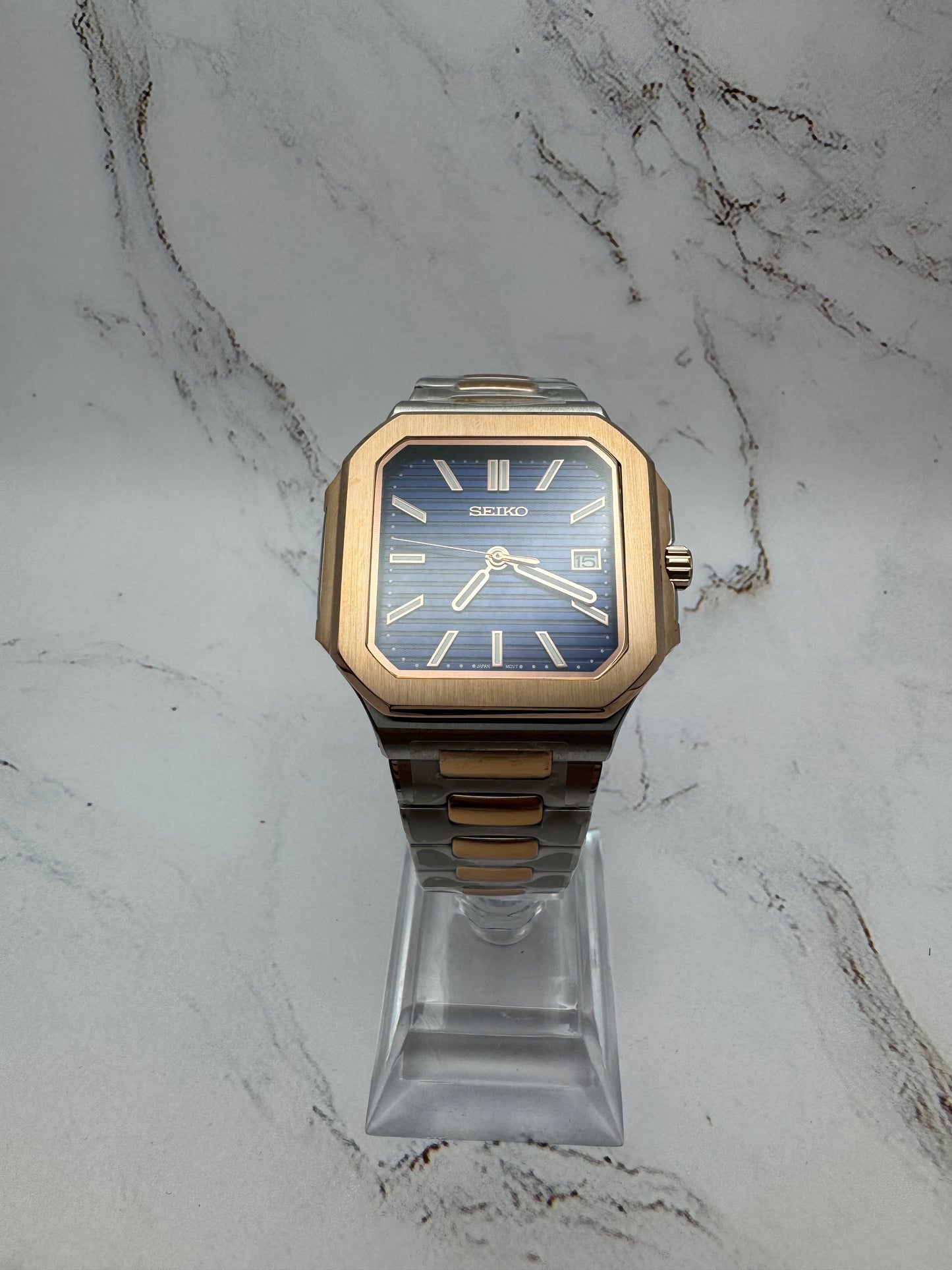 Seikonaut Cubitus Mod Two-Tone Blue dial 42mm