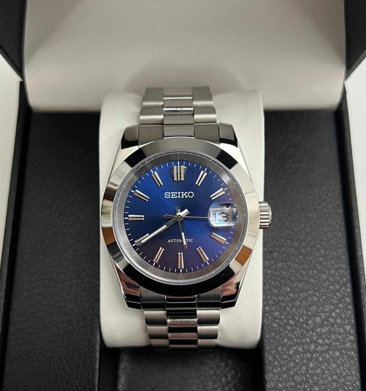 Seiko Date-just Mod ‘Blue Dial’ 39mm