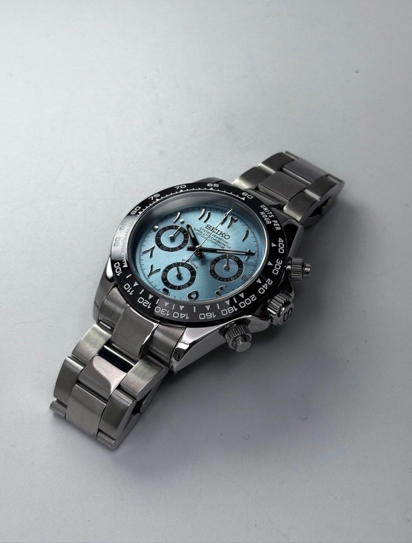 Seiko Daytona Mod ‘Blue Arabic Dial’ 40