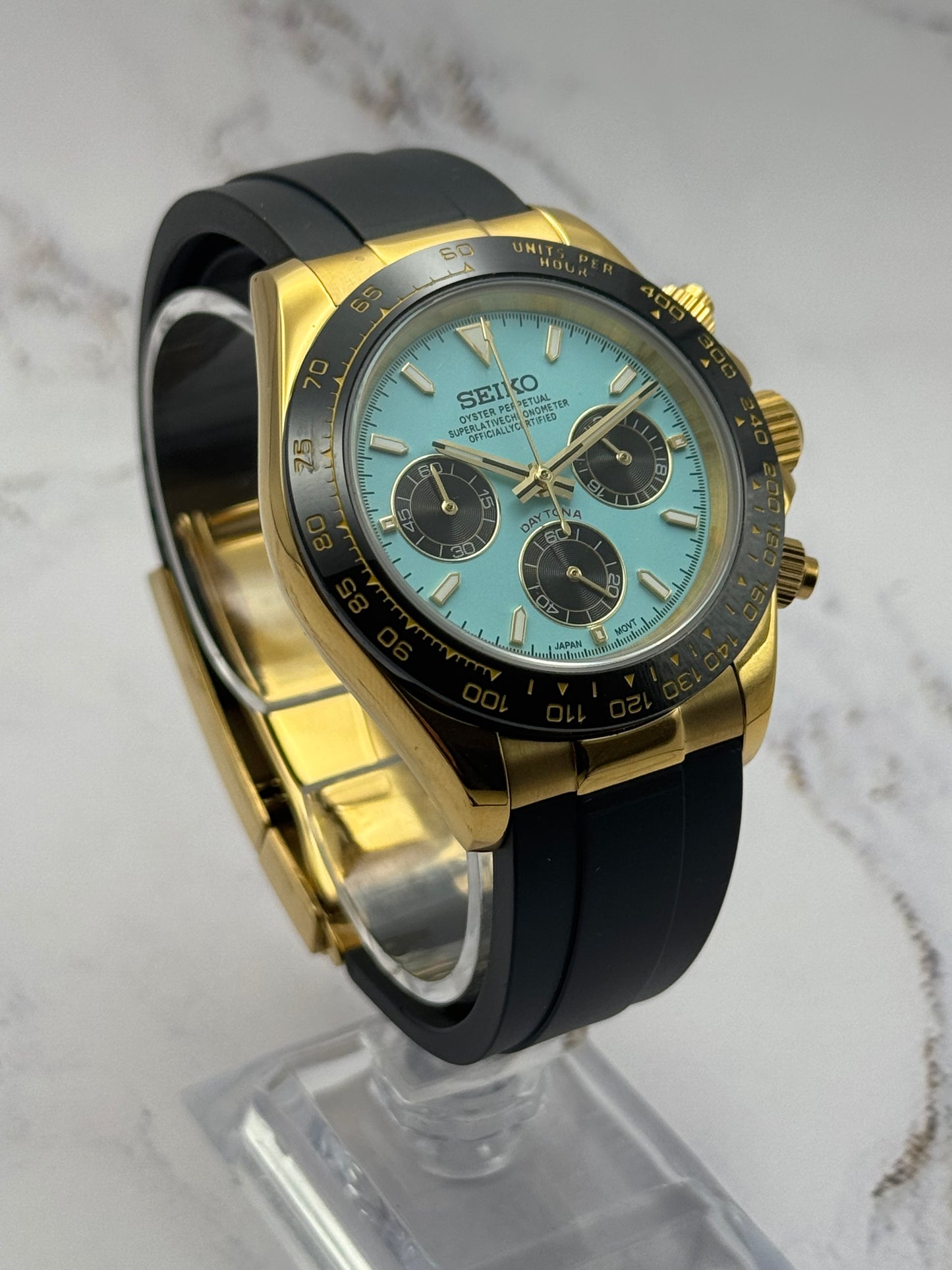 Seiko Oyster-flex Daytona ‘Blue Lacquer’ Dial