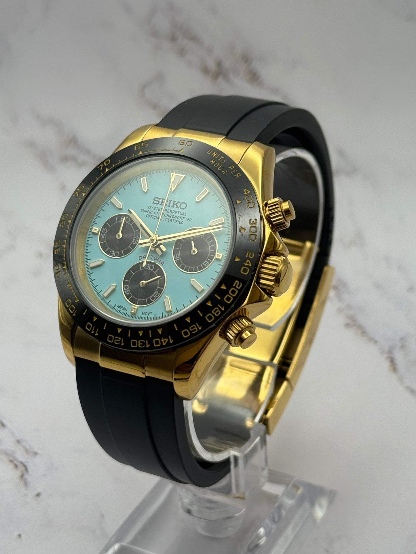 Seiko Oyster-flex Daytona ‘Blue Lacquer’ Dial