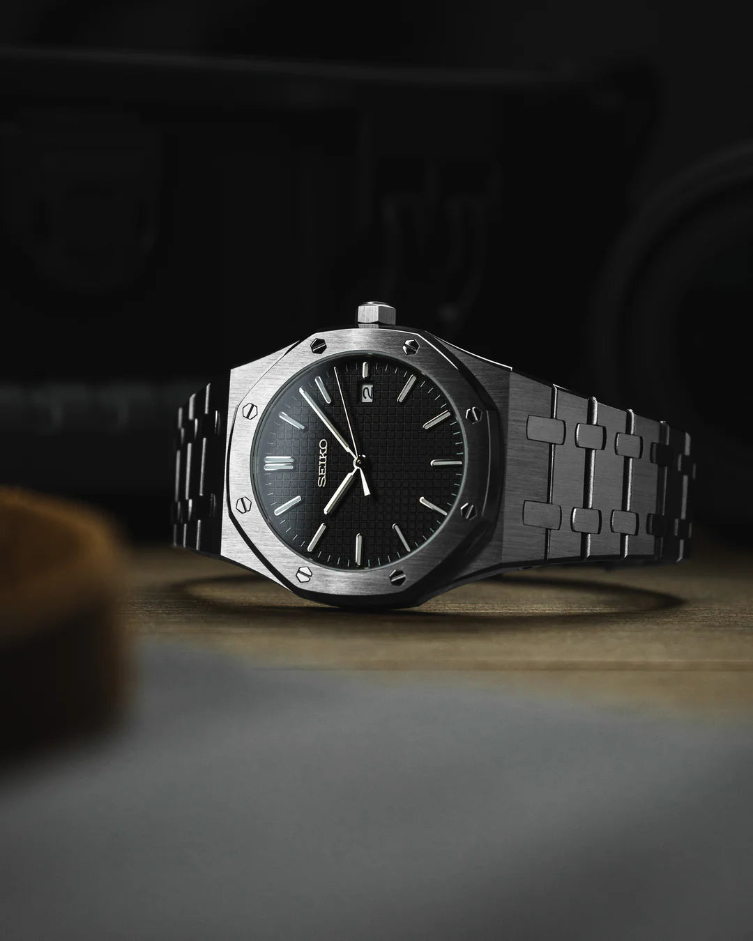 Seiko Royal Oak Mod ‘Black Dial’ 41