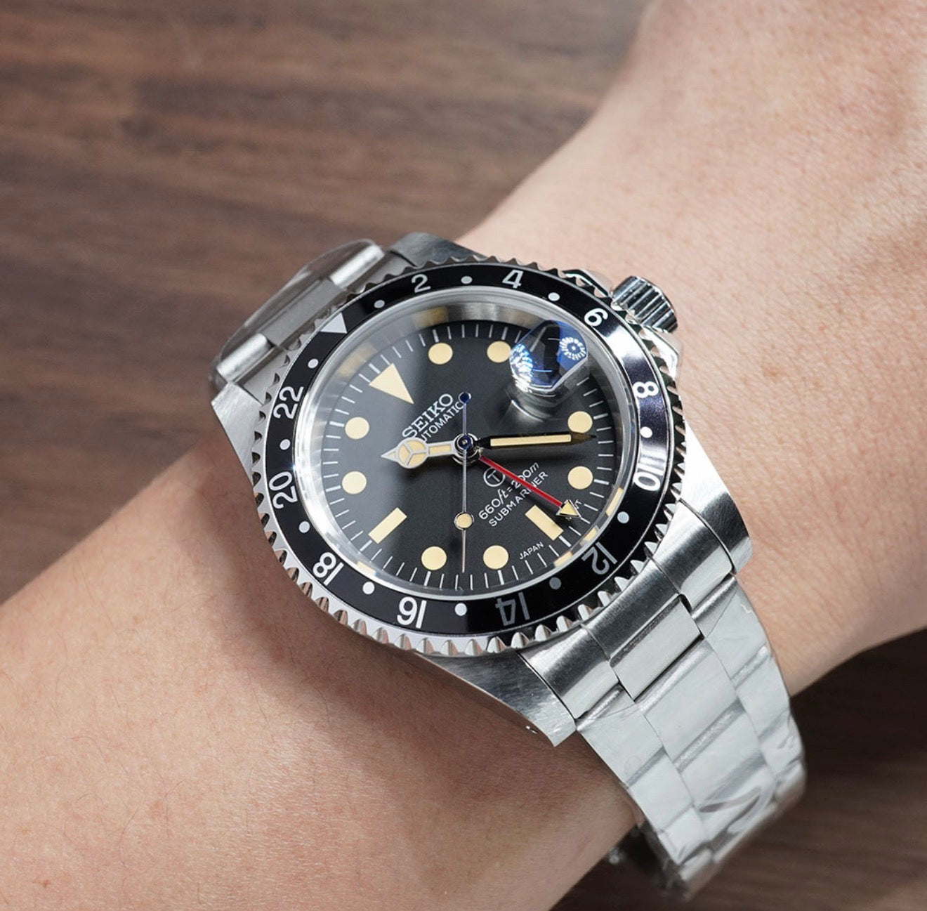 Seiko Vintage Submariner Mod ‘GMT’ 40