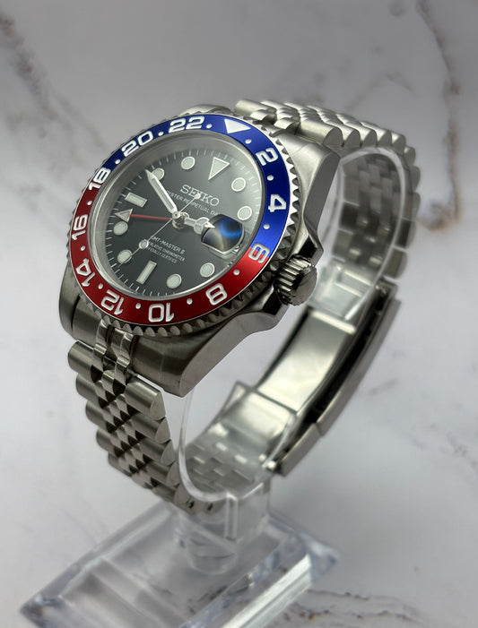 Seiko GMT-Master II Mod ‘Pepsi’ (Jubilee Bracelet)