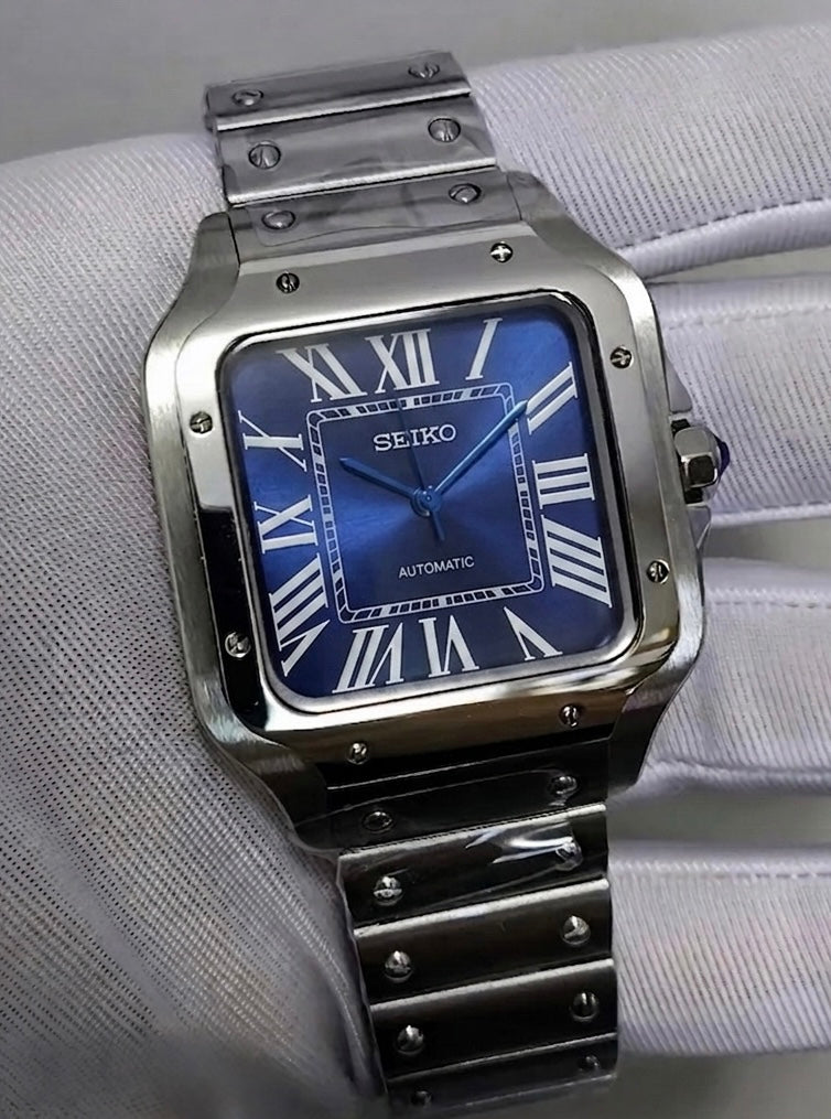 Seiko Santos mod ‘Ladies Blue Dial’ 34mm