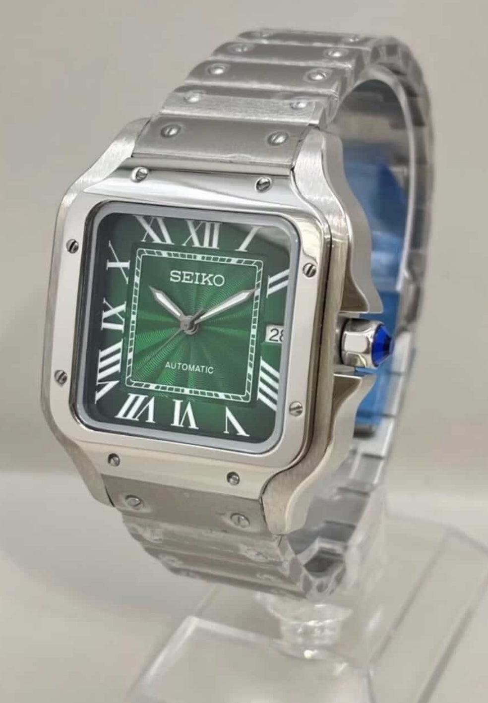 Seiko Santos Mod ‘Green Dial’ W/date 39mm