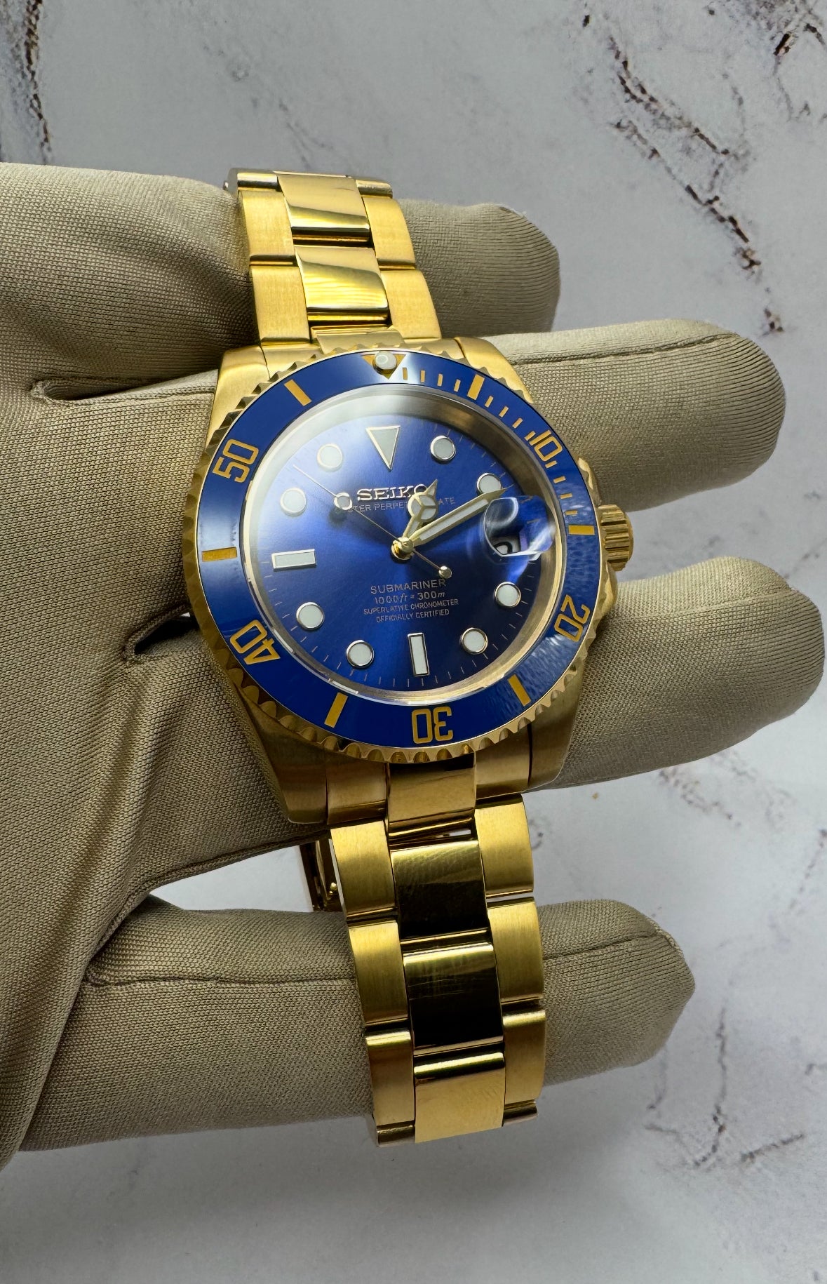Seiko Submariner ‘Gold Bluesy’ 40