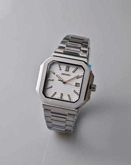 ‘Seikonaut Cubitus’ Mod White Dial 42mm