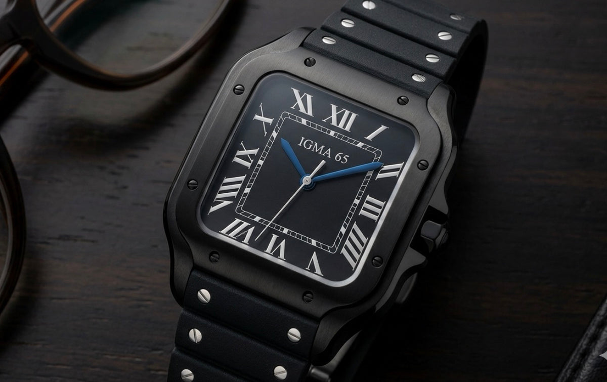 Custom Seiko Santos Mod -All Black