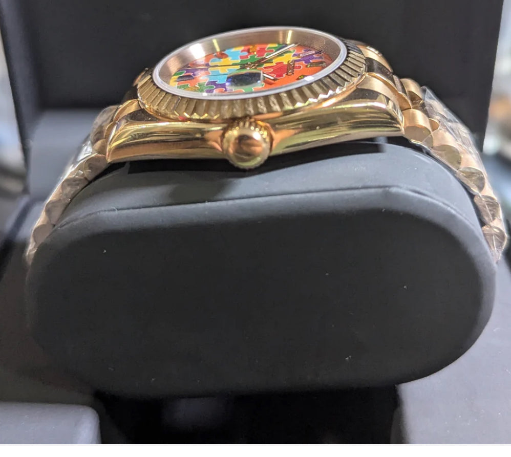 Seiko Datejust Rose Gold ‘Puzzle Dial’ 36/39
