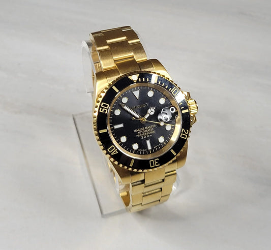 Seiko Submariner Mod ‘Full Gold Marine Master’ 40
