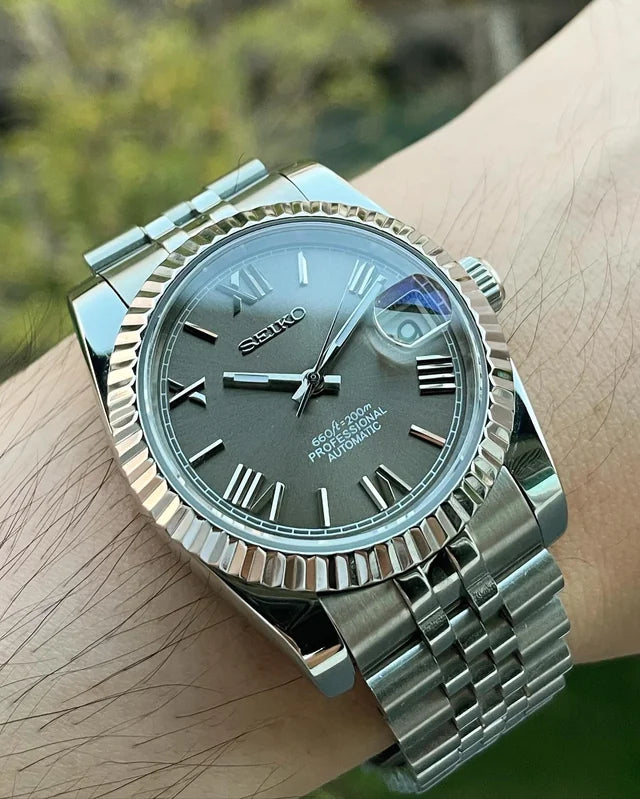 Seiko Date-just Mod ’Grey Roman Dial’ 36/39