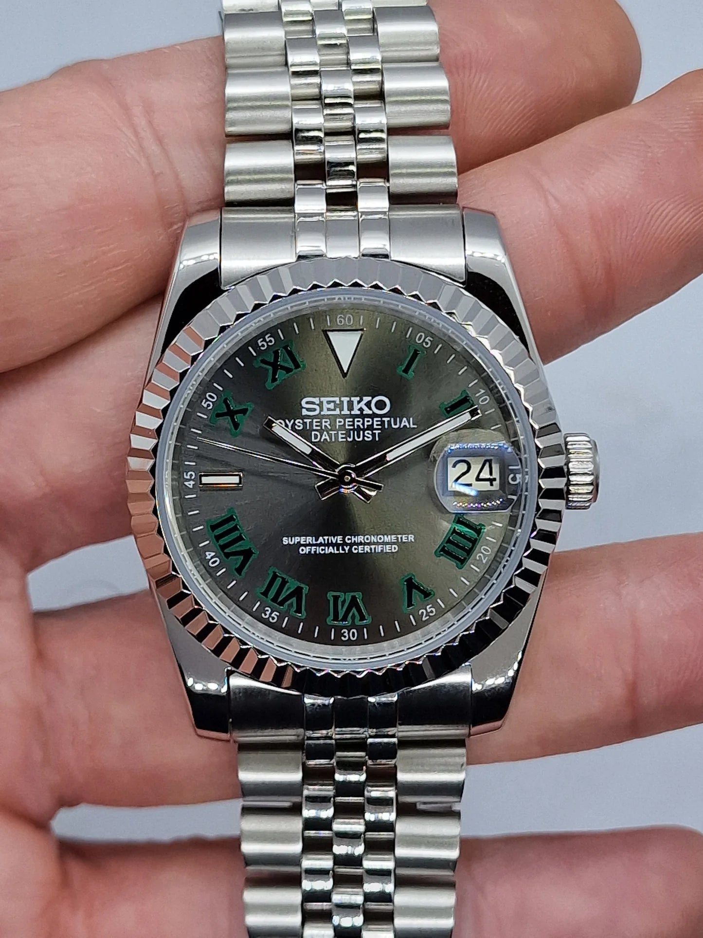 Seiko Datejust ‘Wimbledon’ Mod