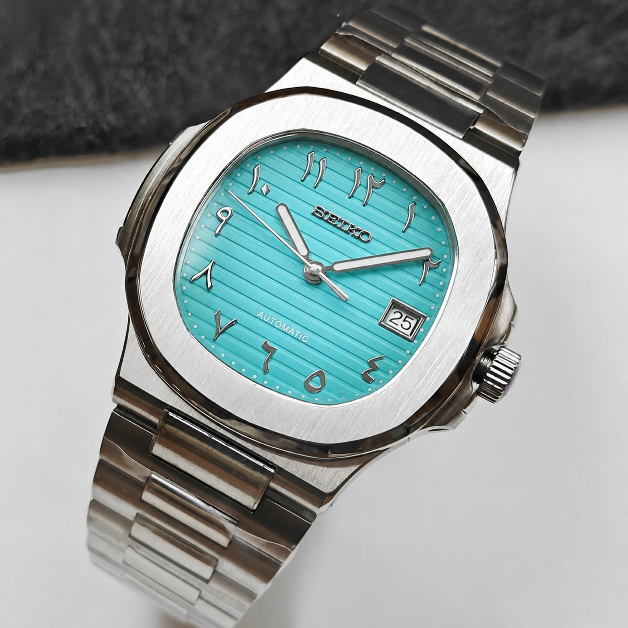 Seiko Nautilus Mod ‘Arabic Tiffany Dial’ 40
