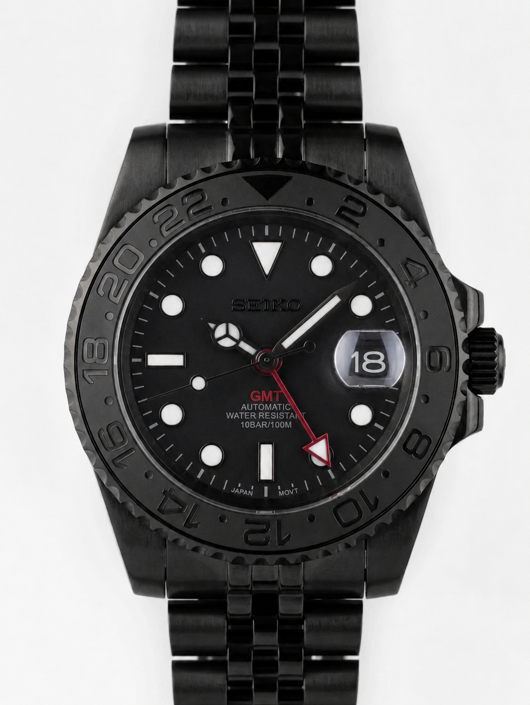 Seiko GMT Mod ‘All Black’ 40