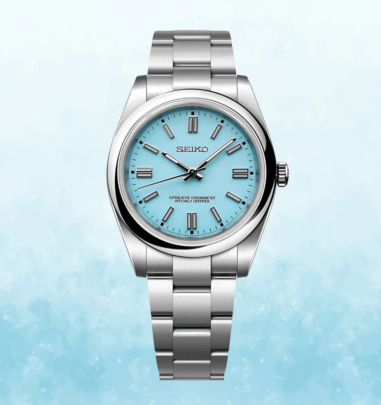 Seiko Oyster Perpetual Tiffany Homage – NH35, 36/39mm | NH35 Mod