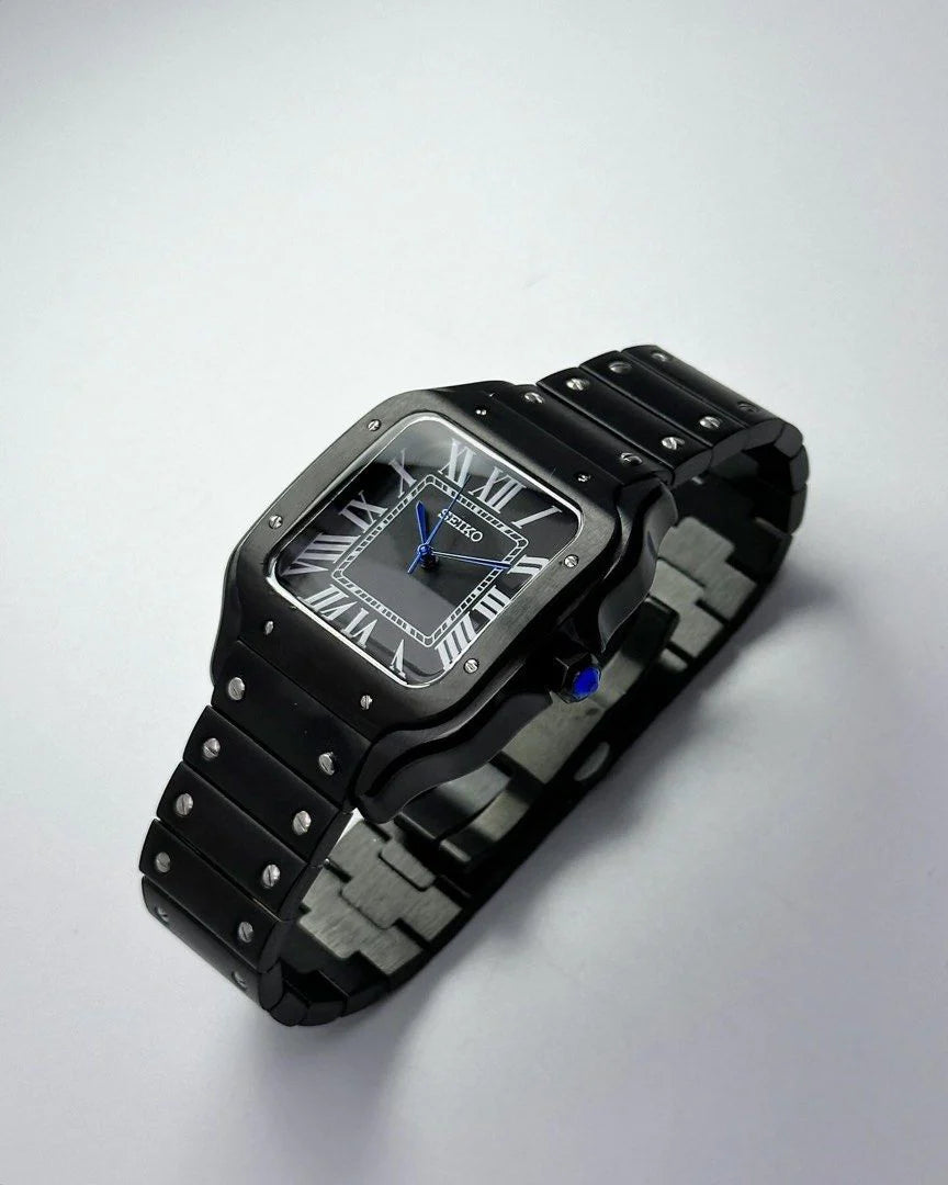 Seiko Santos Mod All Black 39mm