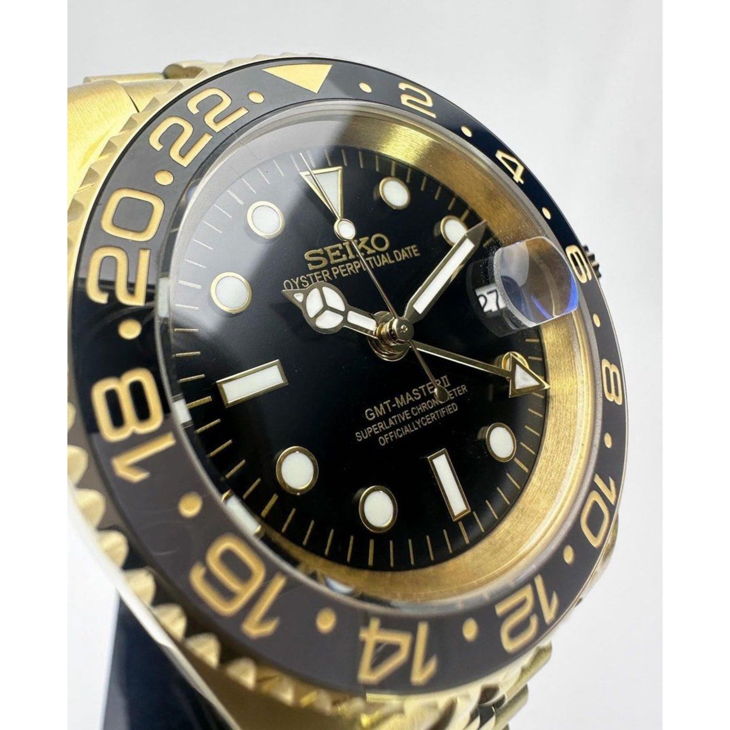 Seiko Gold ‘Bruce Wayne’ GMT- Master II Mod 40