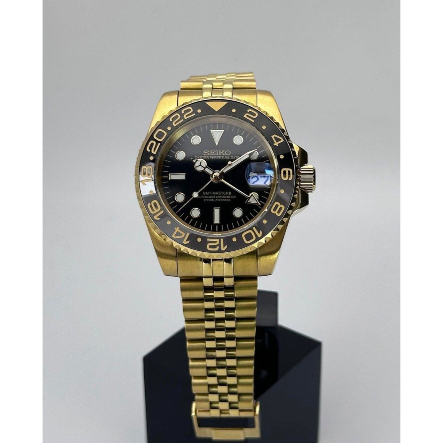 Seiko Gold ‘Bruce Wayne’ GMT- Master II Mod 40