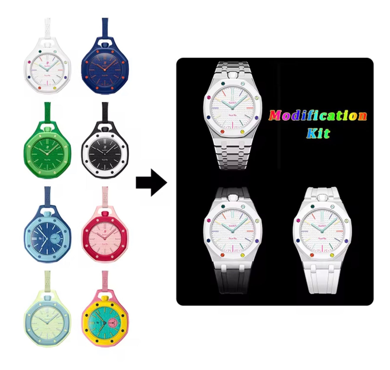 X- Royal Pop Swatch Mod Kit/Accessories