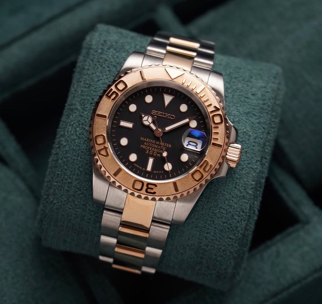 Seiko Marine Master Mod ‘Rose Gold Two-Tone’ 40