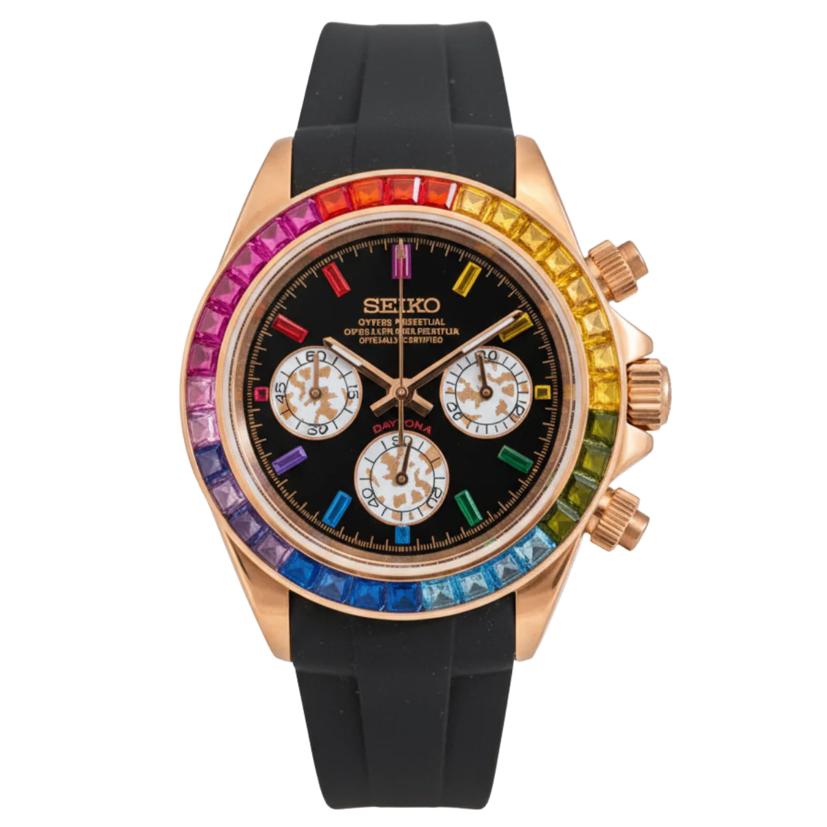 Seiko Daytona Mod ‘Rainbow World Map Sub-dials’ 40