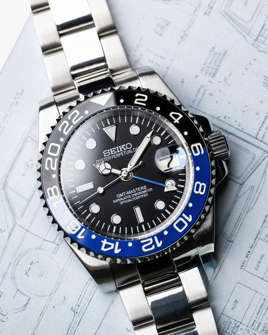 Seiko GMT-Master II Mod ‘Batman’ 40