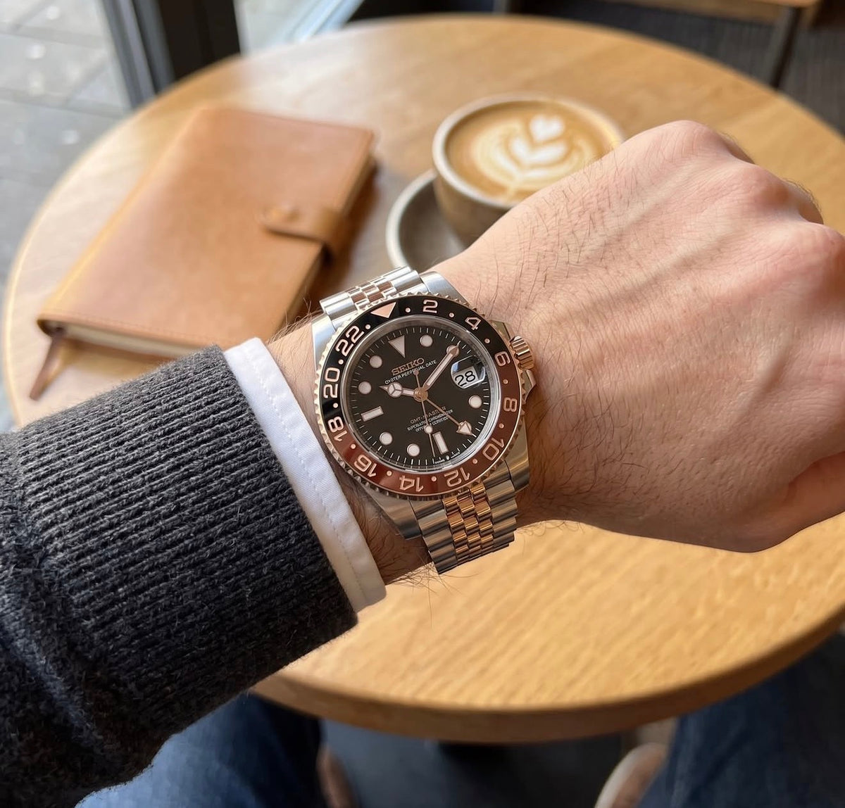 Seiko GMT-Master II Mod ‘Rootbeer Jubilee’ 40