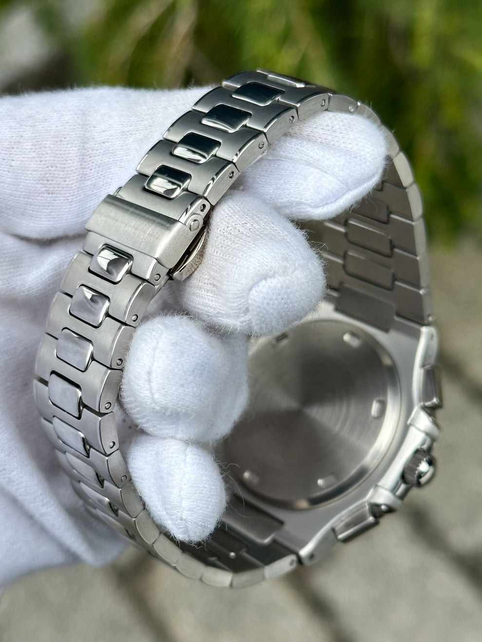 Seiko Nautilus Mod ‘Chronograph White Dial 40