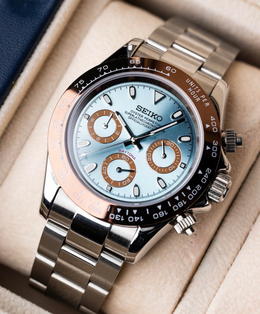 Seiko Daytona Mod ‘Steel Platona’ 40