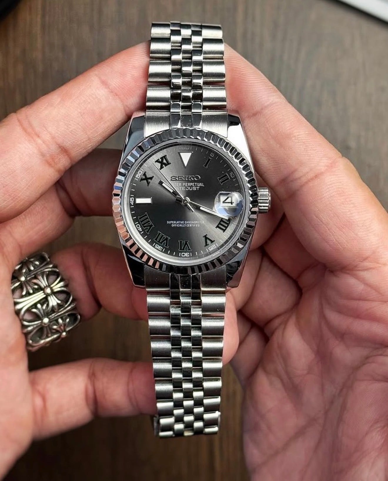 Seiko Date-just mod ‘Wimbledon Dial’ 36/39