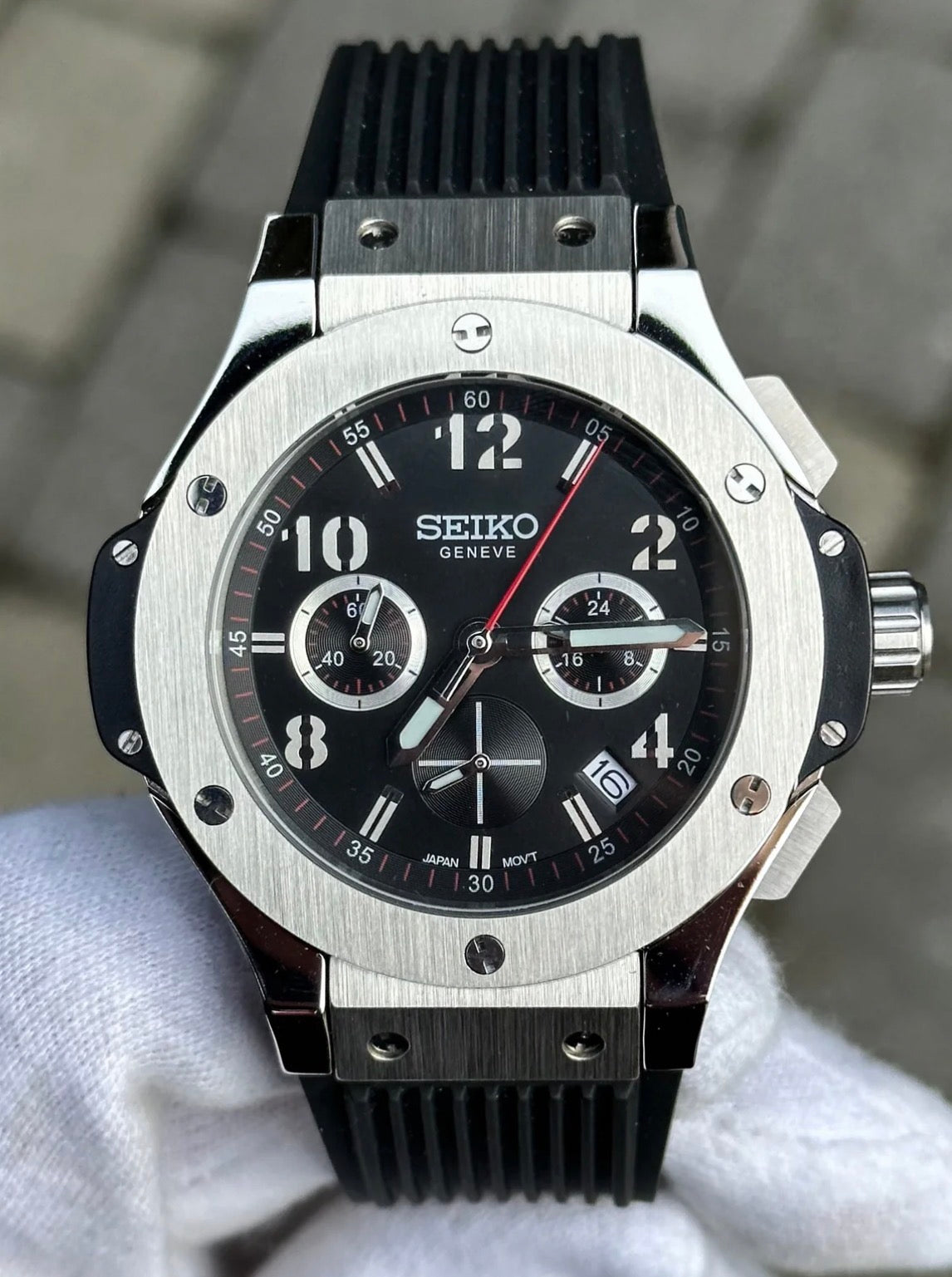 Seiko Mod ‘Big Bang Chonograph’ Steel 42