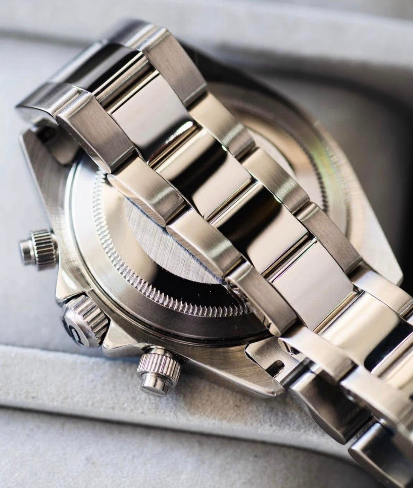 Seiko Daytona Mod ‘Godzilla’ Steel/ Black Dial 40