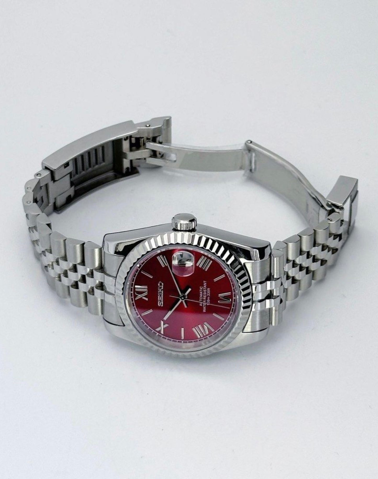 Seiko Datejust Mod ‘Scarlet Red Dial’ 36/39