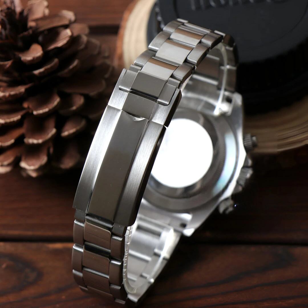 Seiko Daytona Mod ‘Steel Silver Bezel Green Dial’ 40