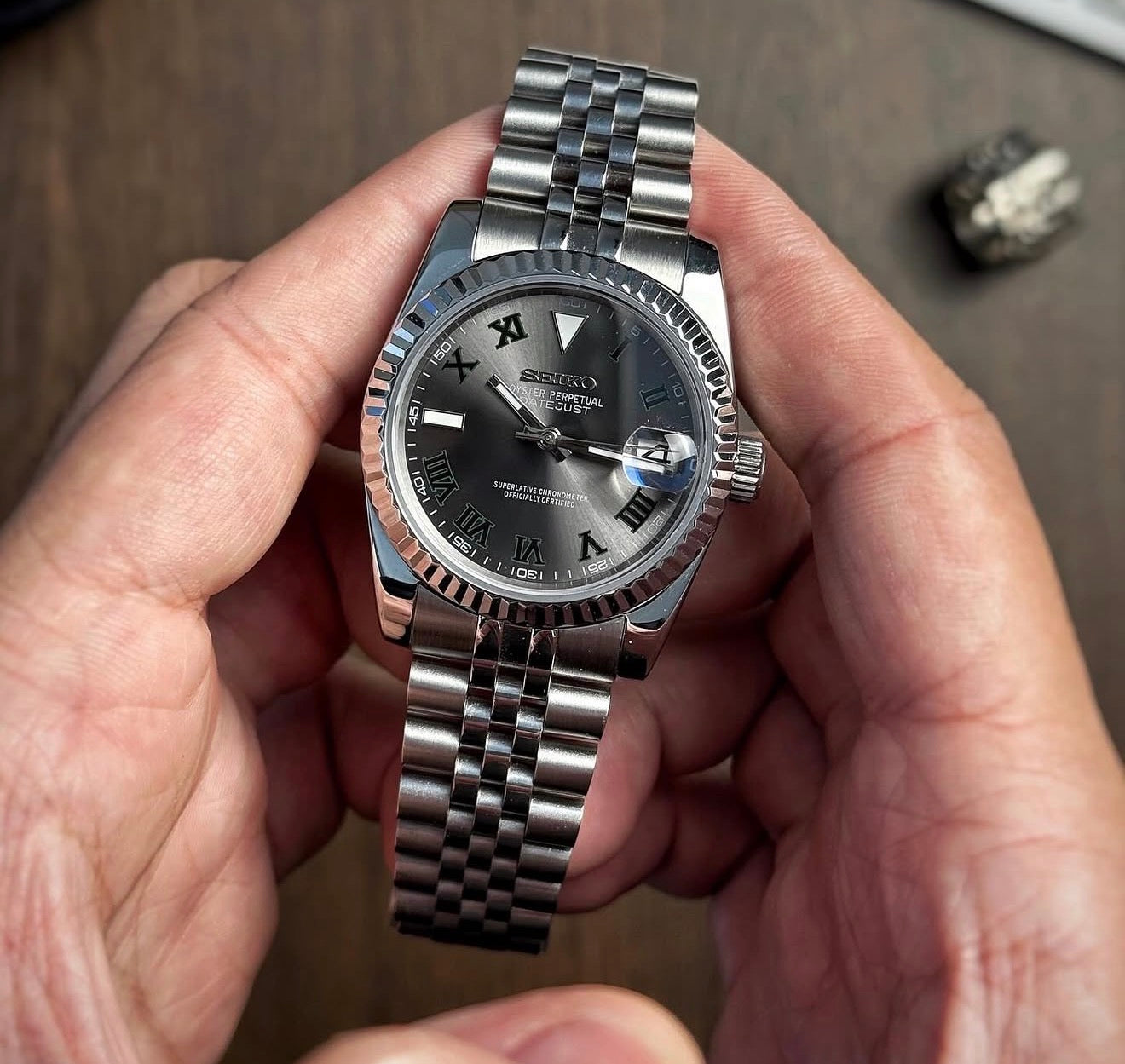 Seiko Date-just mod ‘Wimbledon Dial’ 36/39