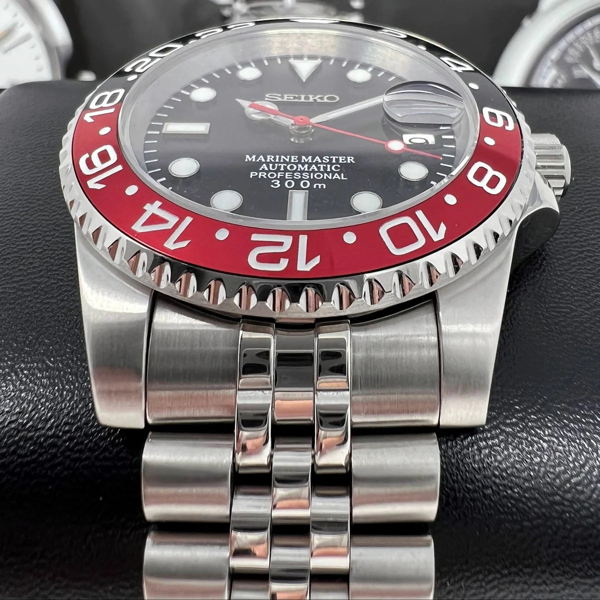 Seiko Marine Master Mod ‘Coke Bezel- Jubilee Bracelet’ 40