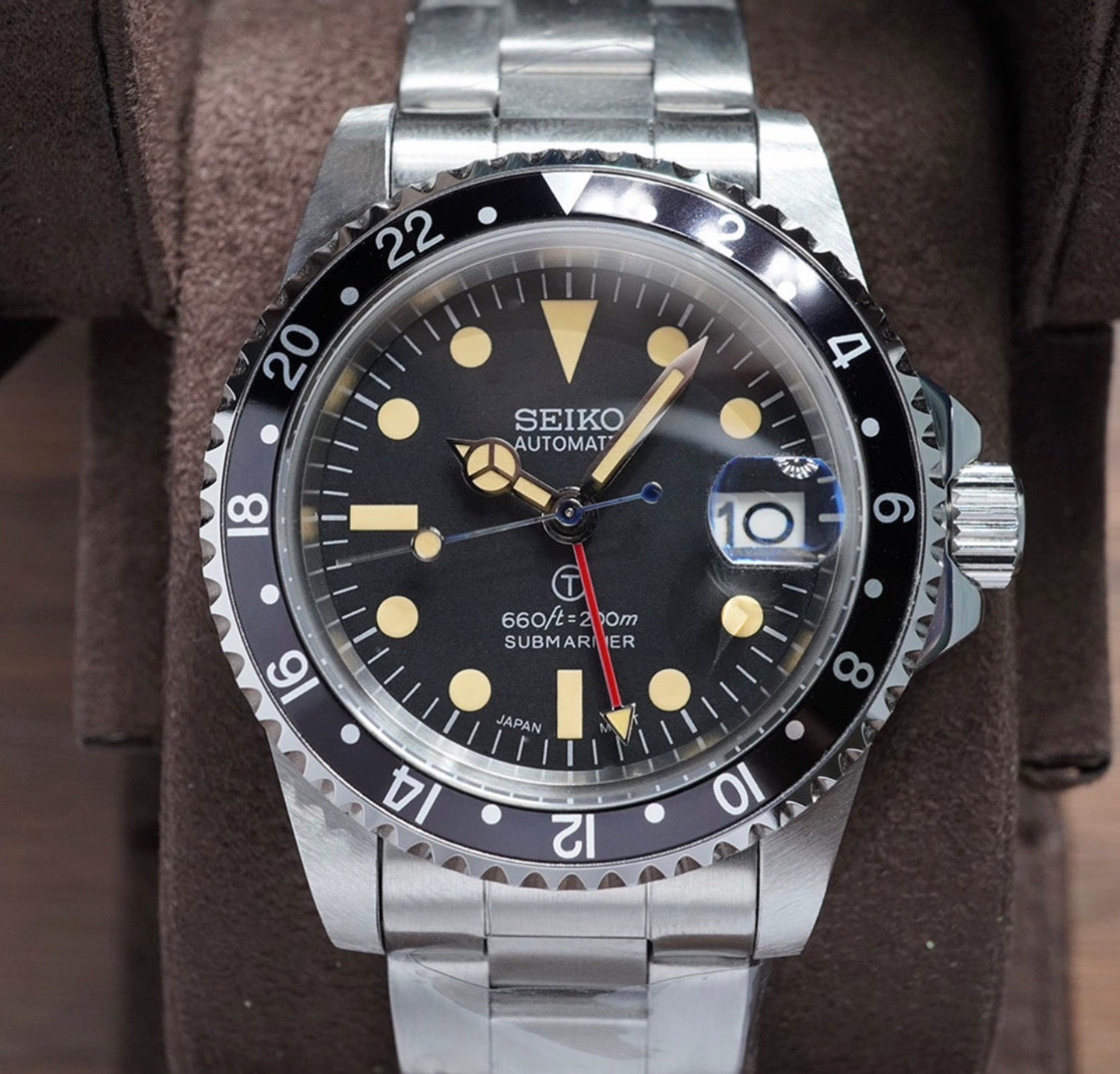 Seiko Vintage Submariner Mod ‘GMT’ 40