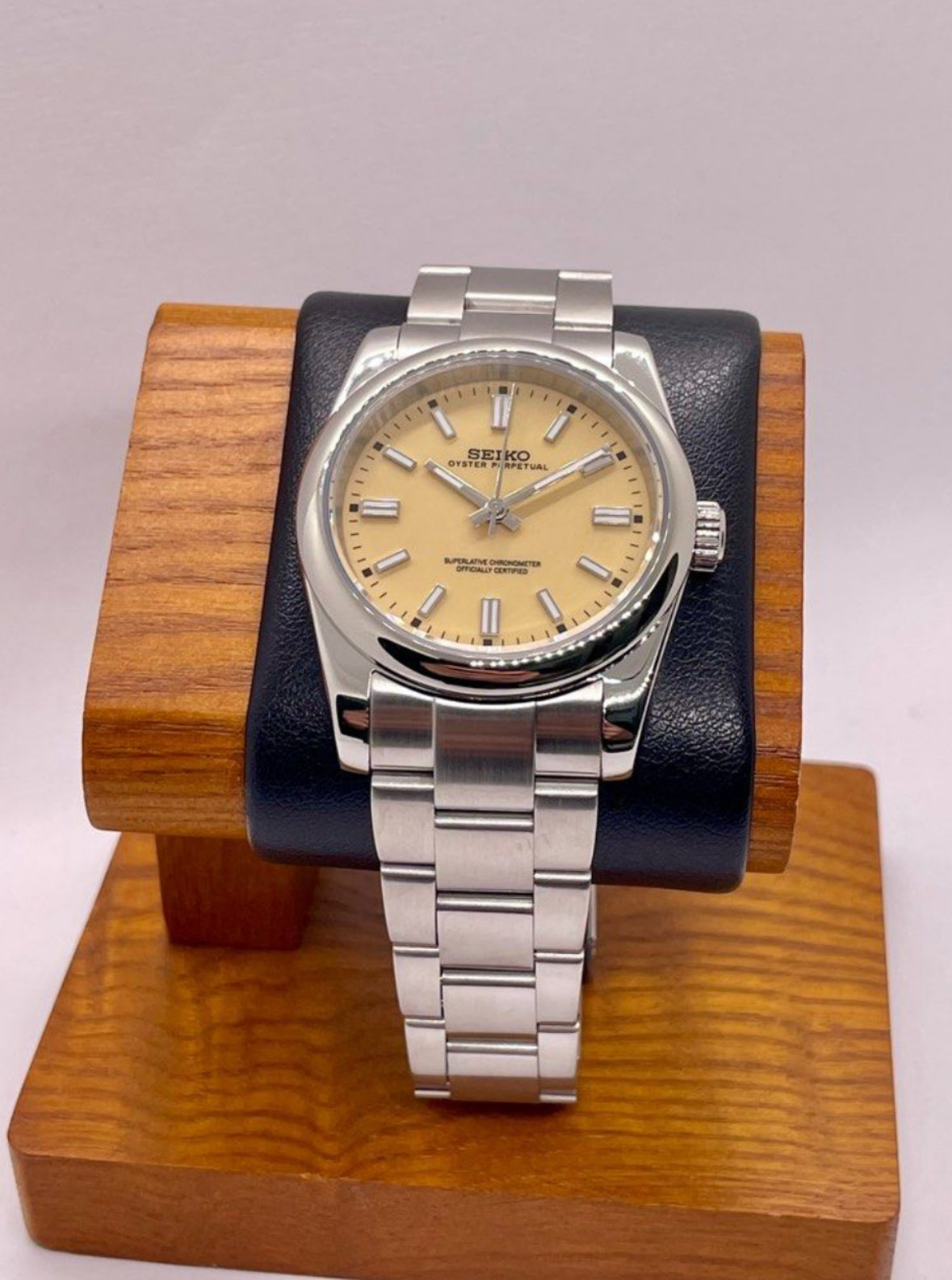 Seiko Oyster Perpetual Mod ‘Yellow Dial’ 36/39