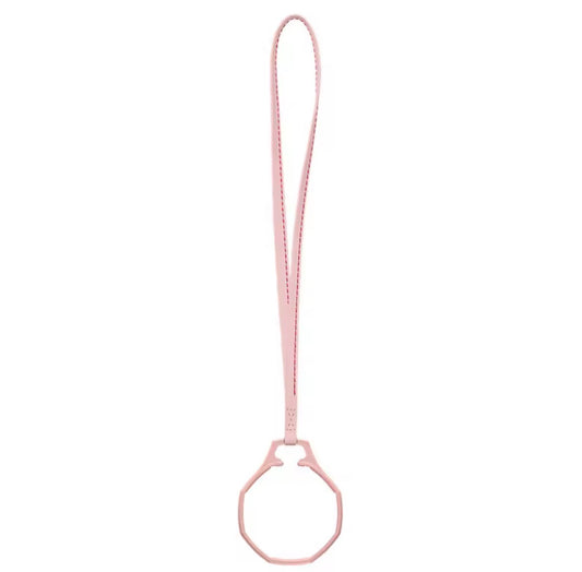 Swatch pop replacement leather case-strap (Pink)