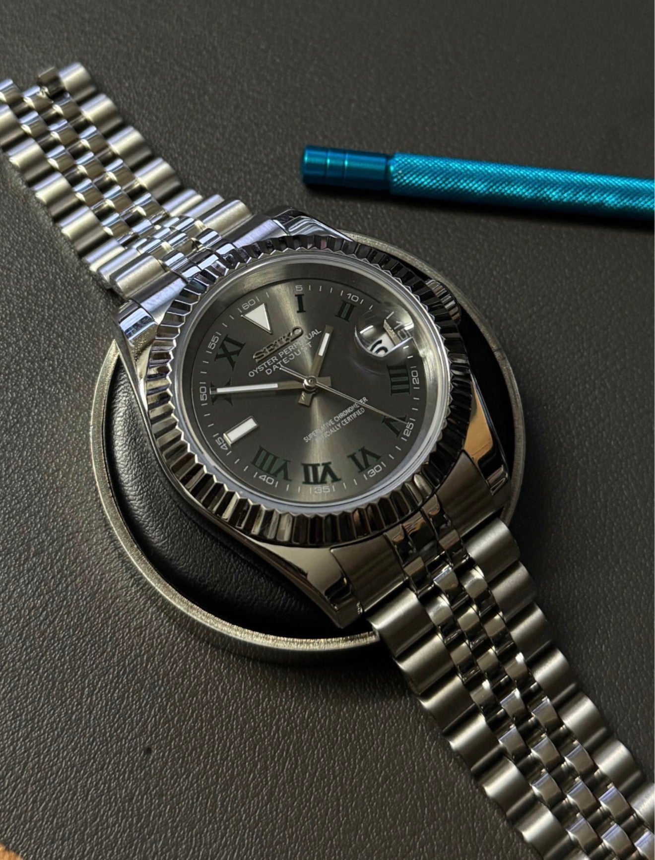 Seiko Date-just mod ‘Wimbledon Dial’ 36/39