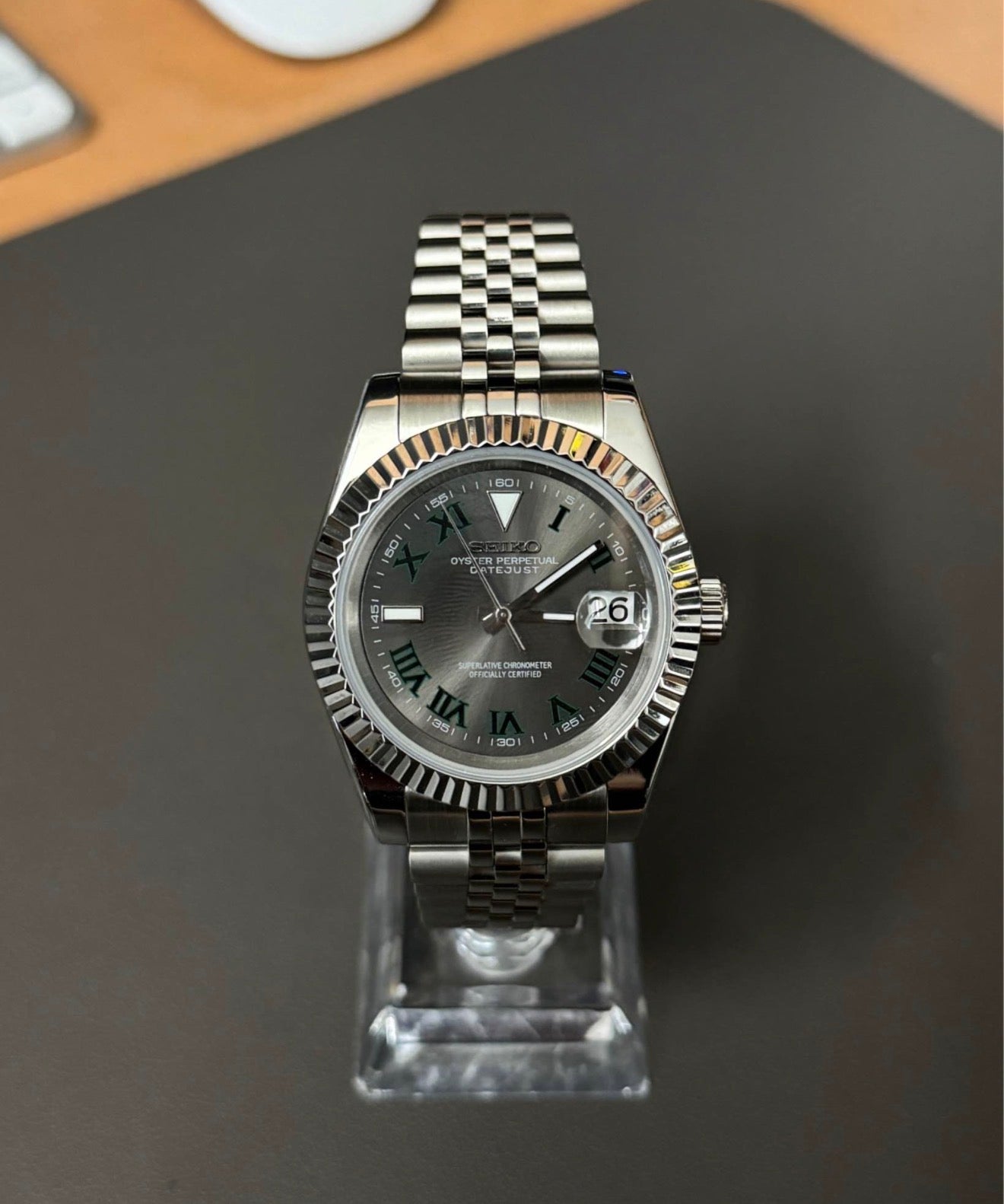 Seiko Date-just mod ‘Wimbledon Dial’ 36/39